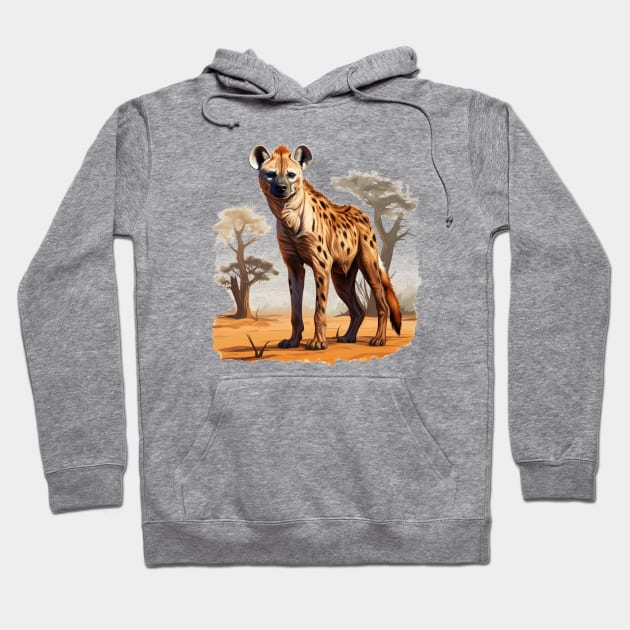 Spotted Hyena Hoodie by zooleisurelife